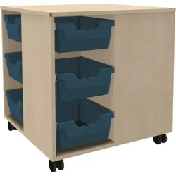 Spielinsel A-Toll Midi, mit hohen Ergo Tray Boxen C2, fahrbar
