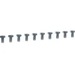 Hager KTSS0812 Schraube M8x12 DIN 933, Stahl verzinkt, 10 Stück