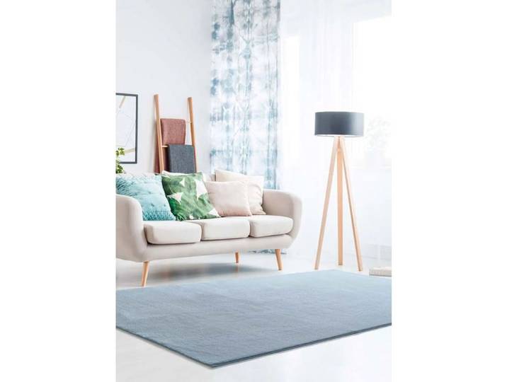Tapis ATTICGO uni 120 x 170 cm LOFT LISO bleu