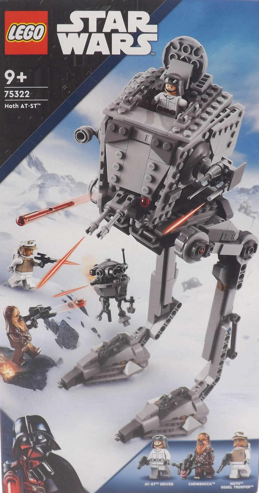 LEGO 75322 Star Wars AT-ST op Hoth met Chewbacca en droïde figuur