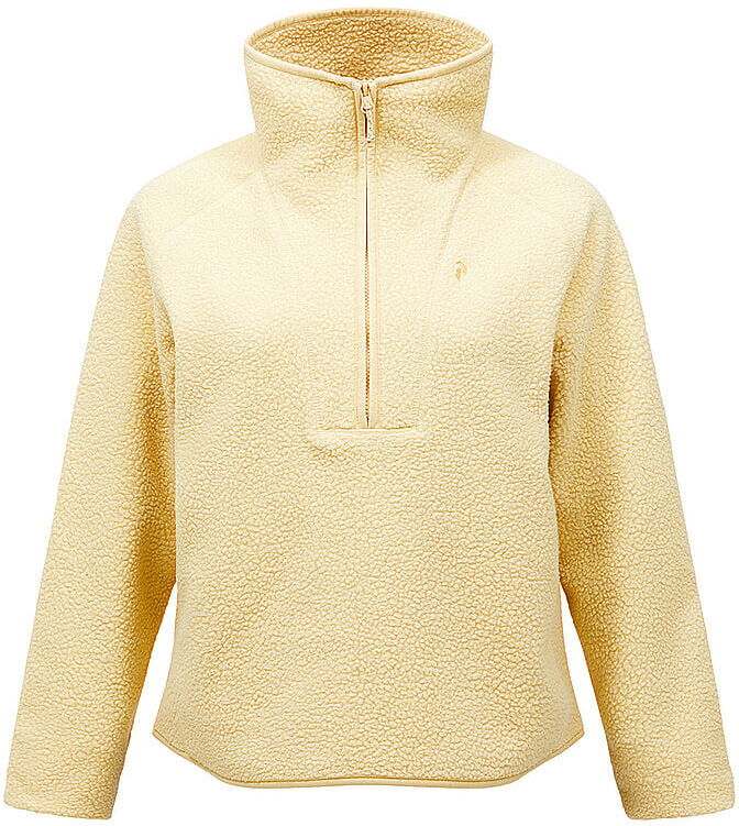 PEAK PERFORMANCE Damen Sweater Nature Rush Pile 1/2 Zip gelb   L W
