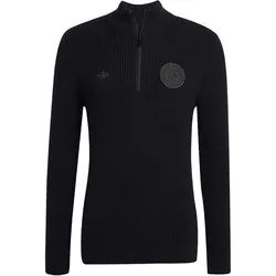 adidas DFB Deutschland 125 Jahre Jubiläum Einlaufjacke Strick-Sweatshirt Herren JI6778 - black XXL
