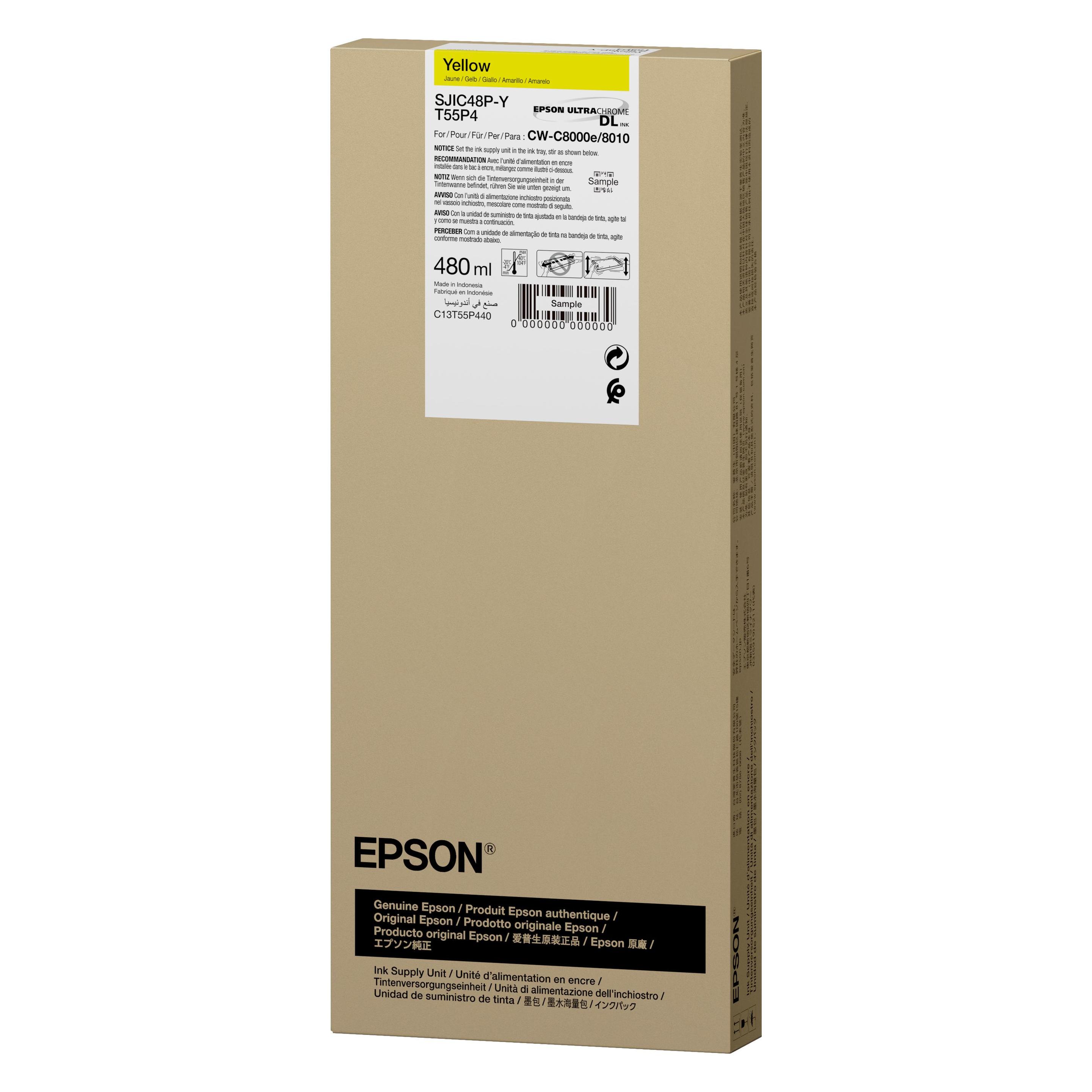 Epson Tinte gelb f. 8000e (C13T55P440)
