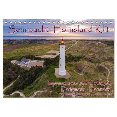 Sehnsucht Holmsland Klit – Impressionen und Collagen (Tischkalender 2027 DIN A5 quer), CALVENDO Monatskalender