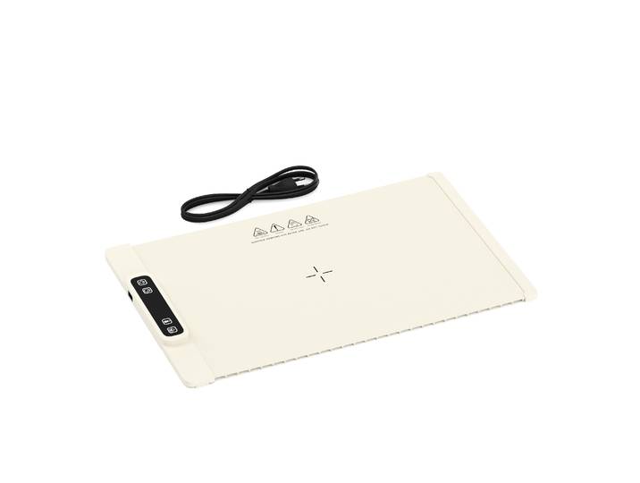 Warmhalteplatte elektrisch rollbar 62 x 38 cm beige