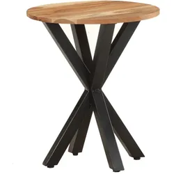 vidaXL Beistelltisch : Größe - 48x48x56 cm, Material - Akazie Massivholz