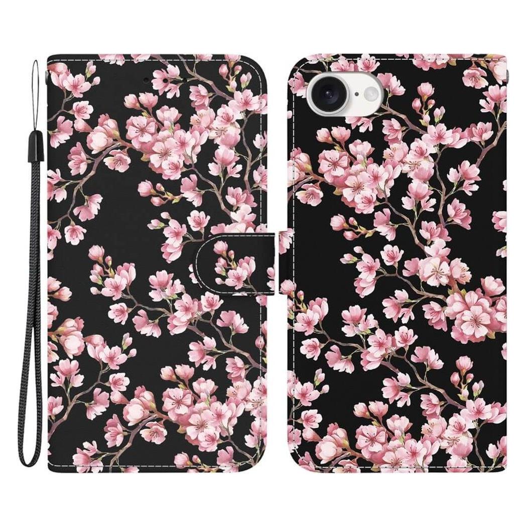 Cover-Discount iPhone 17e / 16e - Tasche Hülle mit Blüten Motiv (Apple iPhone 16e, Apple iPhone 17e) (72024225)