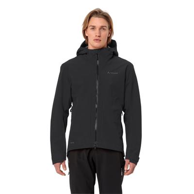 Fahrradjacke VAUDE "MEN'S MOAB PRO RAIN JACKET", Herren, Gr. L, schwarz, Obermaterial: 100% Polyester, Jacken Fahrradjacke, mit Unterarm-Belüftung, winddicht, atmungsaktiv, wasserdicht