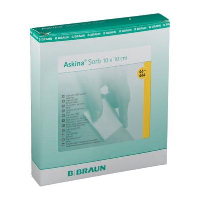 Askina Sorb Alginat CMC Wundauflage 10x10 cm ste. 10 St Pflaster