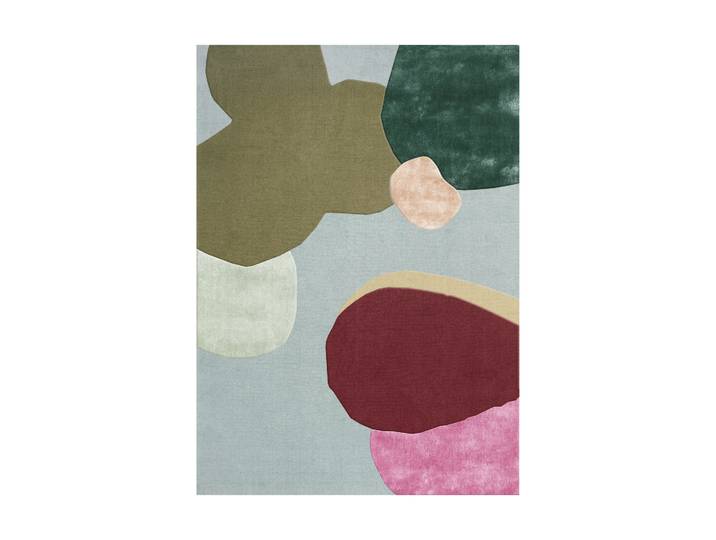 Layered Sleeping Flower Wollteppich 200x300 cm