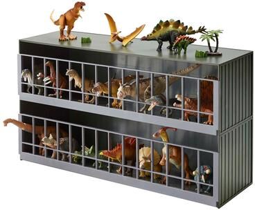 Yamazaki Home Toy Display Case, ABS Plastic - L 5.71 x W 17.72 x H 10.44 inches