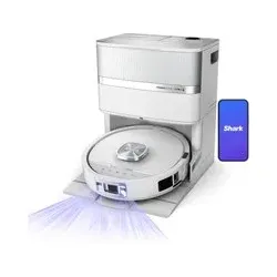 Shark PowerDetect UV Reveal 2-in-1 Saug- und Wischroboter – Weiß | RV3020XEEUWH | von SharkNinja