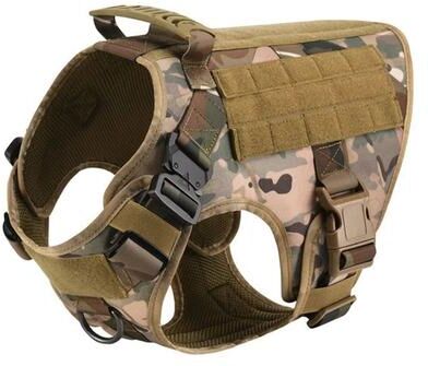 Uplift Essentials Large Dog Harness And Leash Training Set For German Shepherd And Medium To Large Breeds l camouflage Harness