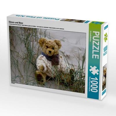 CALVENDO Puzzle Dünen und Meer 1000 Teile Puzzle quer | 1000 Teile Lege-Größe 64 × 48 cm Foto-Puzzle für glückliche Stunden