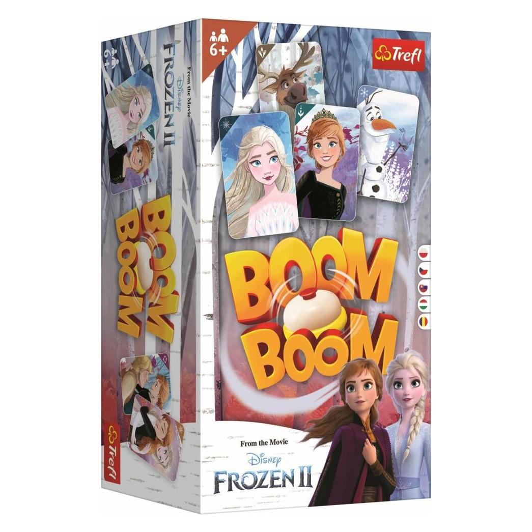 Trefl Gra Boom Boom Frozen 2 (Deutsch, Polnisch, 2 - 4 Spieler) (01912)