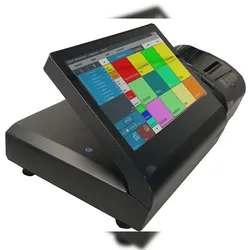 MINI Kasse für EINZELHANDEL: Kiosk, Supermarkt, Laden - 11,6" All-in-One Kassenterminal, Bondrucker, Kassenlade, Blitzkasse Handel Software
