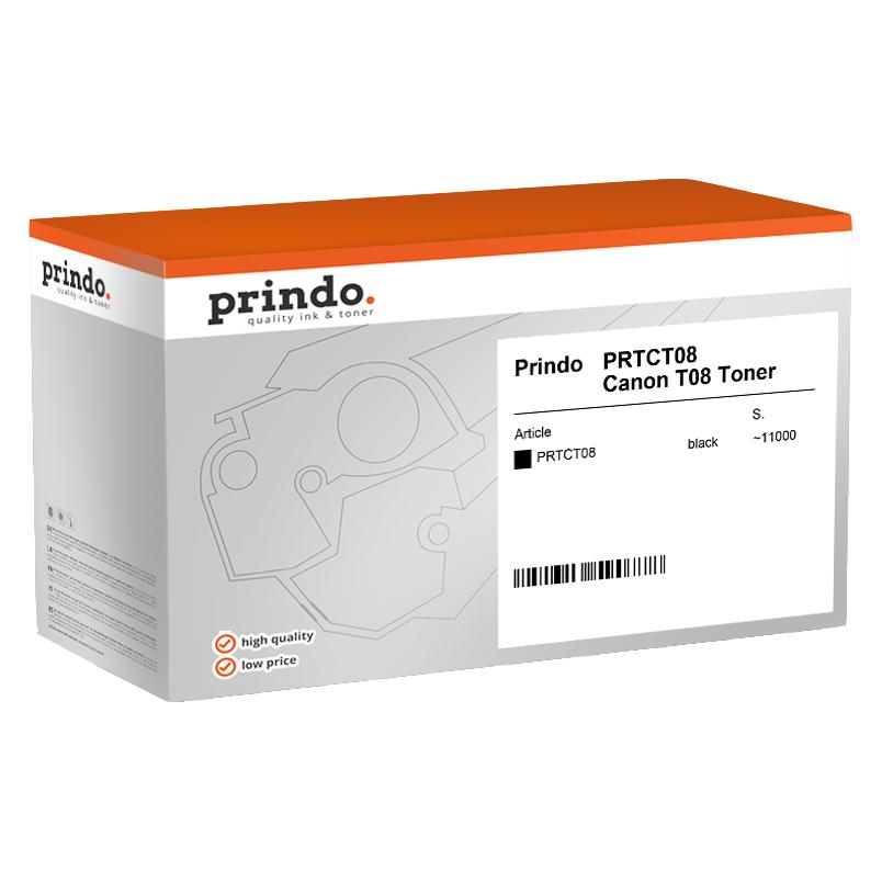 Prindo kompatibel mit Canon T08 (BK) (PRTCT08)