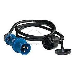 Weingartner Weingärtner Adapterkabel CEE 17 Stecker auf Schukokupplung 1,5m (1.50 m) (00507)