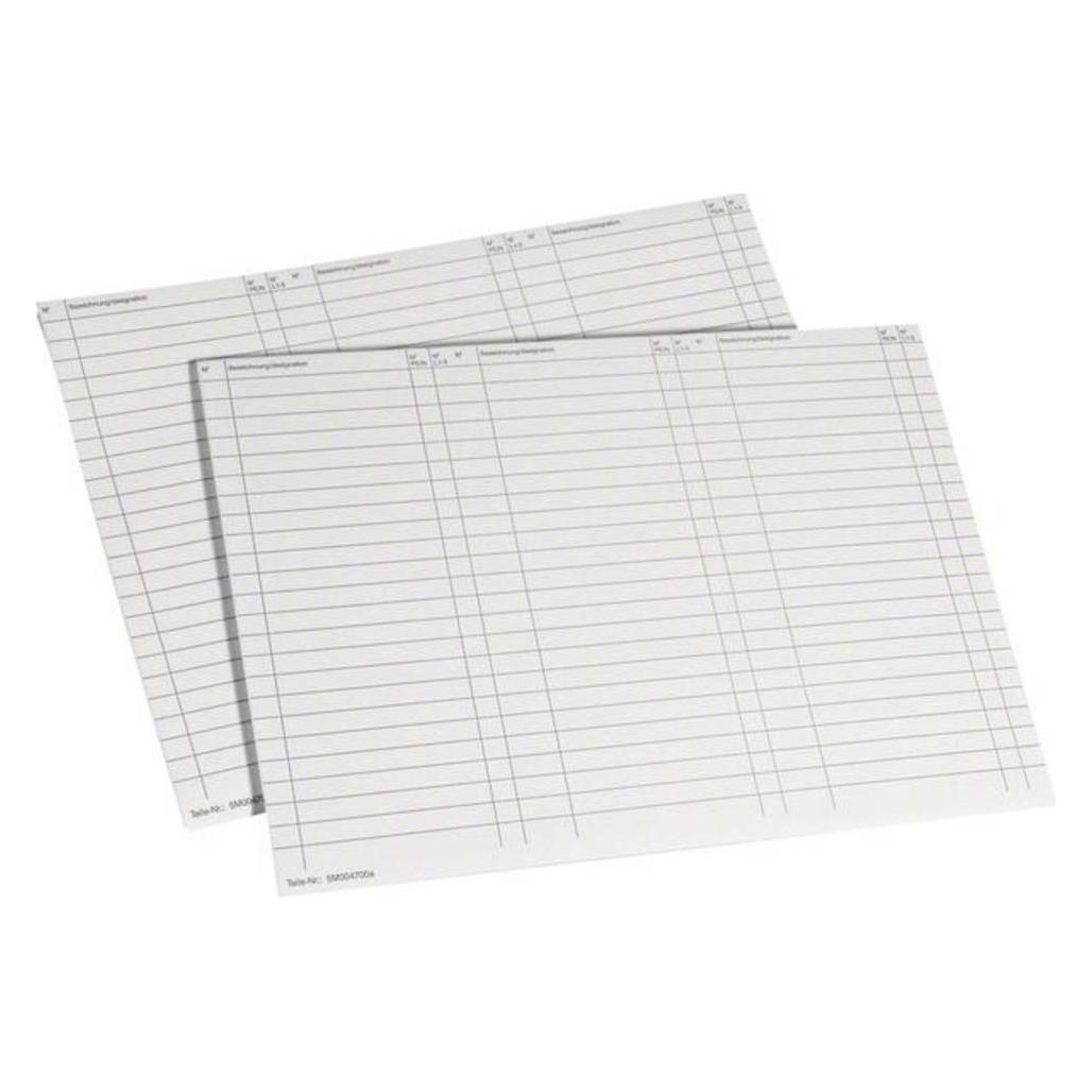 Hager Beschriftungsbögen uniZ ZZ90A (ZZ90A)