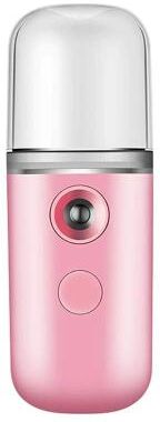 Uplift Picks Nano Facial Sprayer Portable Rechargeable Face Mister For Hydrated Skin pink