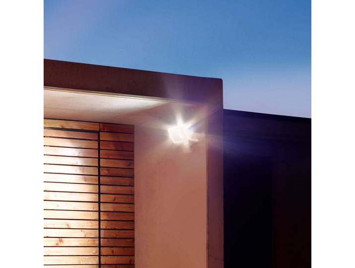 LS 300 S Projecteur d'extérieur LED avec détecteur, noir IP44 - STEINEL - Moderne - Métal - Angulaire