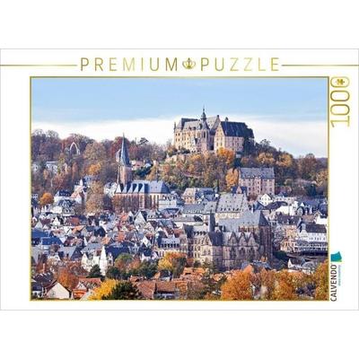CALVENDO Puzzle Marburg - Universitätsstadt mit Flair | 1000 Teile Lege-Größe 64x48cm Foto-Puzzle für glückliche Stunden