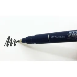 Tombow Faserschreiber Fudensuke harte Spitze schwarz