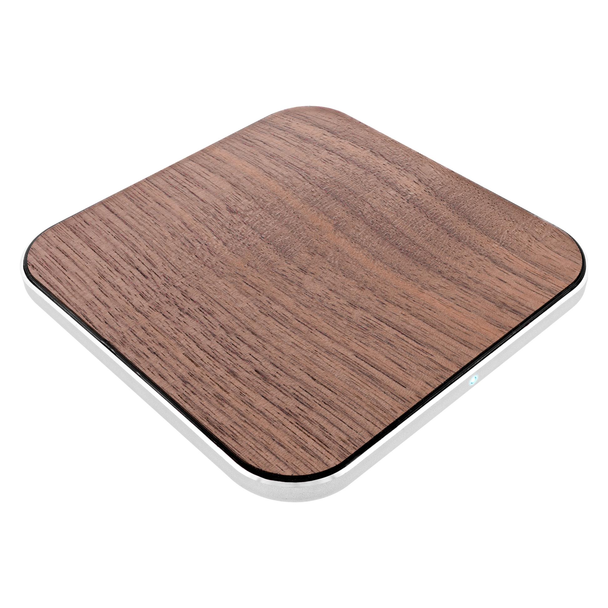 InLine Qi woodcharge, wireless fast charger, Smartphone kabellos laden, 5/7,5/10W/15W, Typ-C (15 W) (S-33393X)