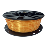 Ampertec 3D-Filament Seiden-PLA orange mit Perlglanz 1.75mm 1000g Spule 3DSPL1000ORA1AM