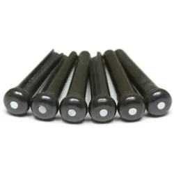 Graph Tech Pin PP 2142-00 black/MoP, Zubehör Instrumente, Schwarz