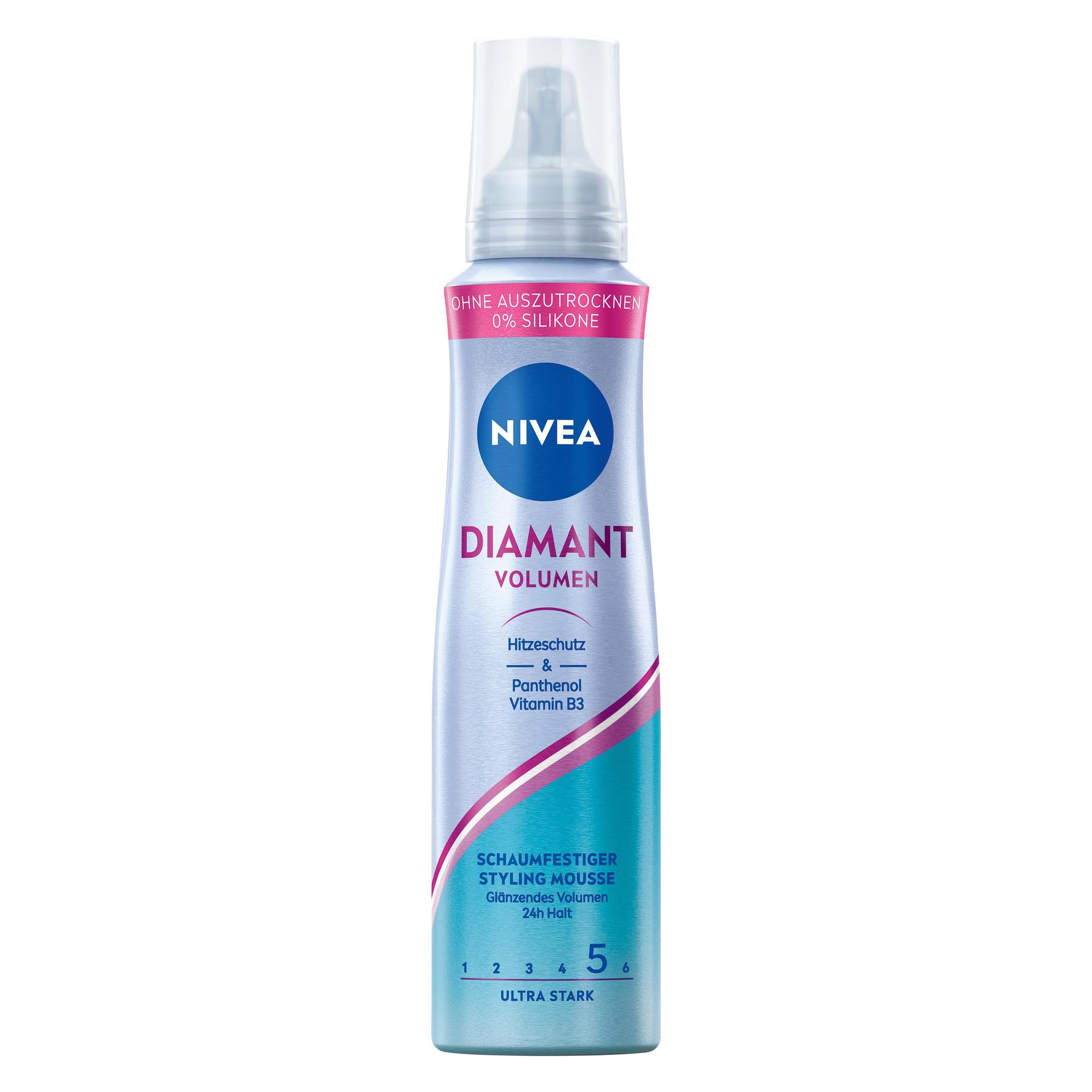 Nivea Diamond Volume Styling Mousse (Volumenschaum, 150 ml) (82195)