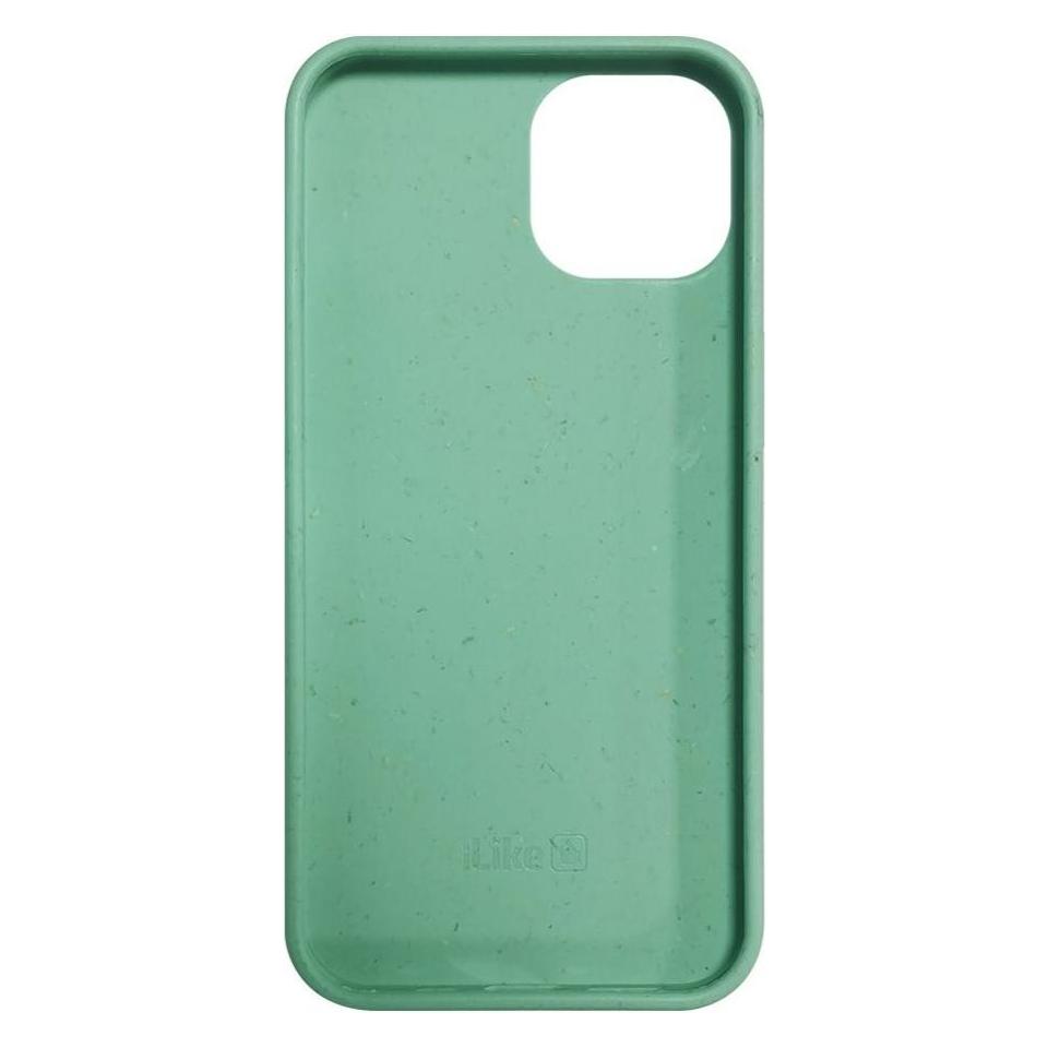 iLike iPhone 14 Silicone plastic case Eco Print Design Flower (Apple iPhone 14) (ILIAP14EBWFG)
