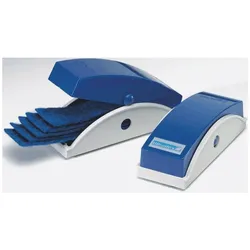 Ultradex, Zubehör Präsentieren, Tafelwischer magnetisch blau/beige mit 5 Ersatzstreifen