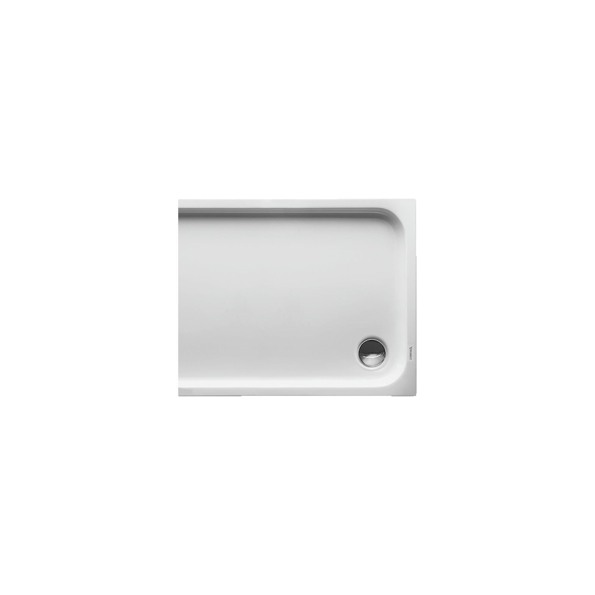 Duravit Rechteck-Duschwanne D-Code 110x75x8,5cm, weiß (720097000000000)