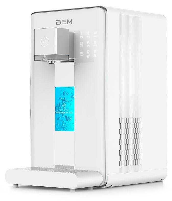 BEM IDA Wasserfilter und Wasserstoff-Ionisator für Trinkwasser mit Festwasseranschluss. Umkehrosmose, Temperatureinstellung 10-100°C