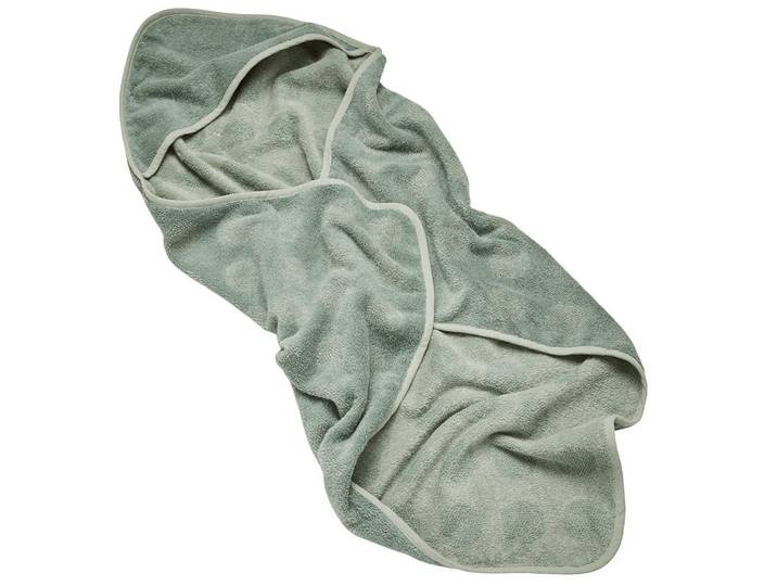 Badetuch mit Kapuze Sage Green