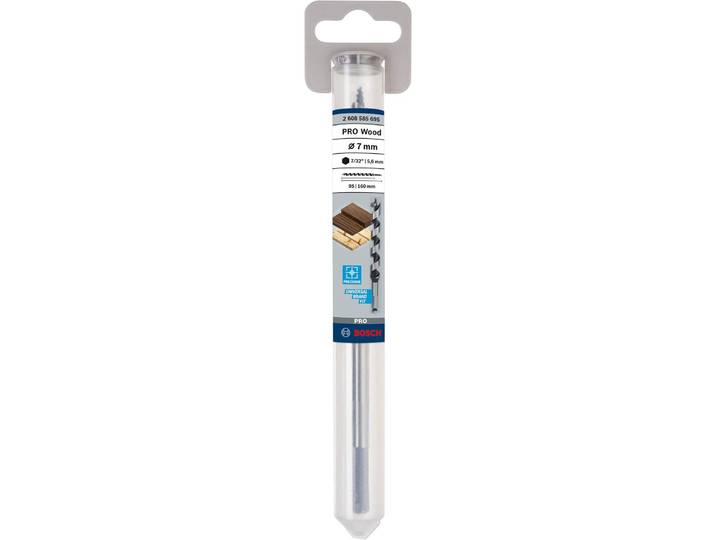 Bosch PRO Wood Foret à spirale pour bois 7 x 95 x 160 mm - 2608585695