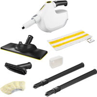 SC 1 Multi & Up, Dampfreiniger weiß, 1.300 Watt, mit Bodenreinigungsset EasyFix Large