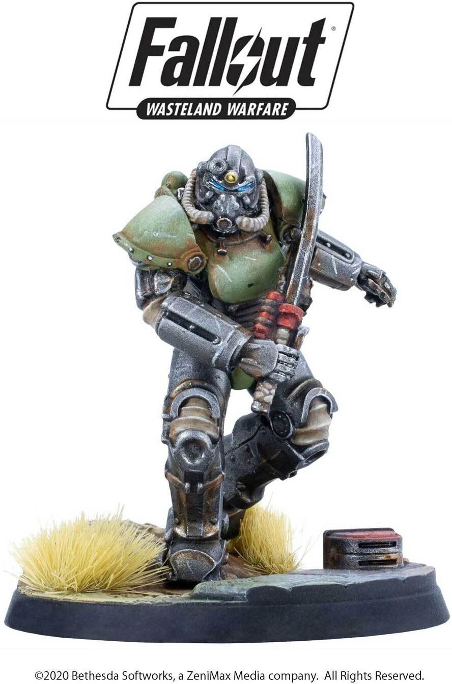 Modiphius Entertainment Fallout: Wasteland Warfare – Unaligned T-51 Power Armour Miniatures for Tabletop Gaming