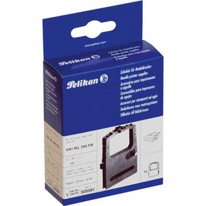 Pelikan Farbband 505081, geeignet für Oki Nadeldrucker, Nylon, schwarz