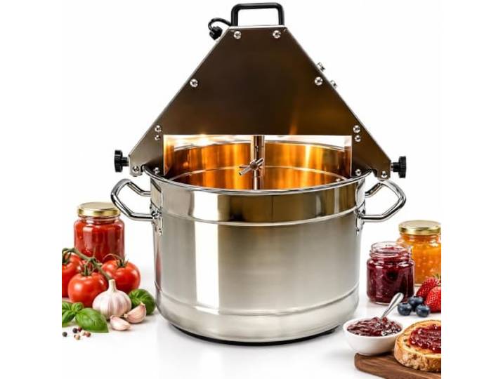 Automatischer Rührtopf, Edelstahl Automatischer Saucen- Und Marmeladenkocher, Kommerzielle Hot-Pot-Basis Und Füllmaschine