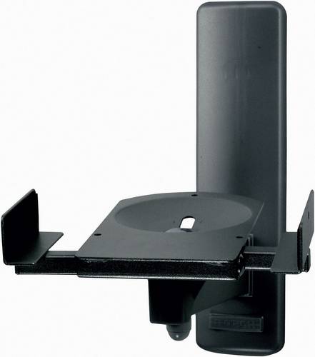 B-Tech BT77 Lautsprecher-Wandhalterung Neigbar, Schwenkbar Wandabstand (max.): 27.3cm Schwarz 1 Paar