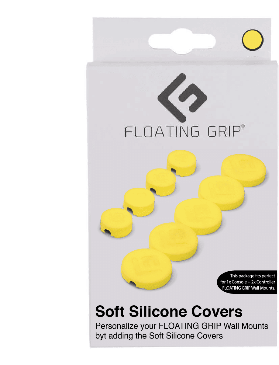 FLOATING GRIP Soft Silicon Covers for wall mounts (PlayStation 5)