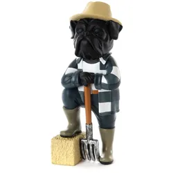 Bauernhund - Schwarz Anderes Amadeus Harz 15.5x11.5 cm