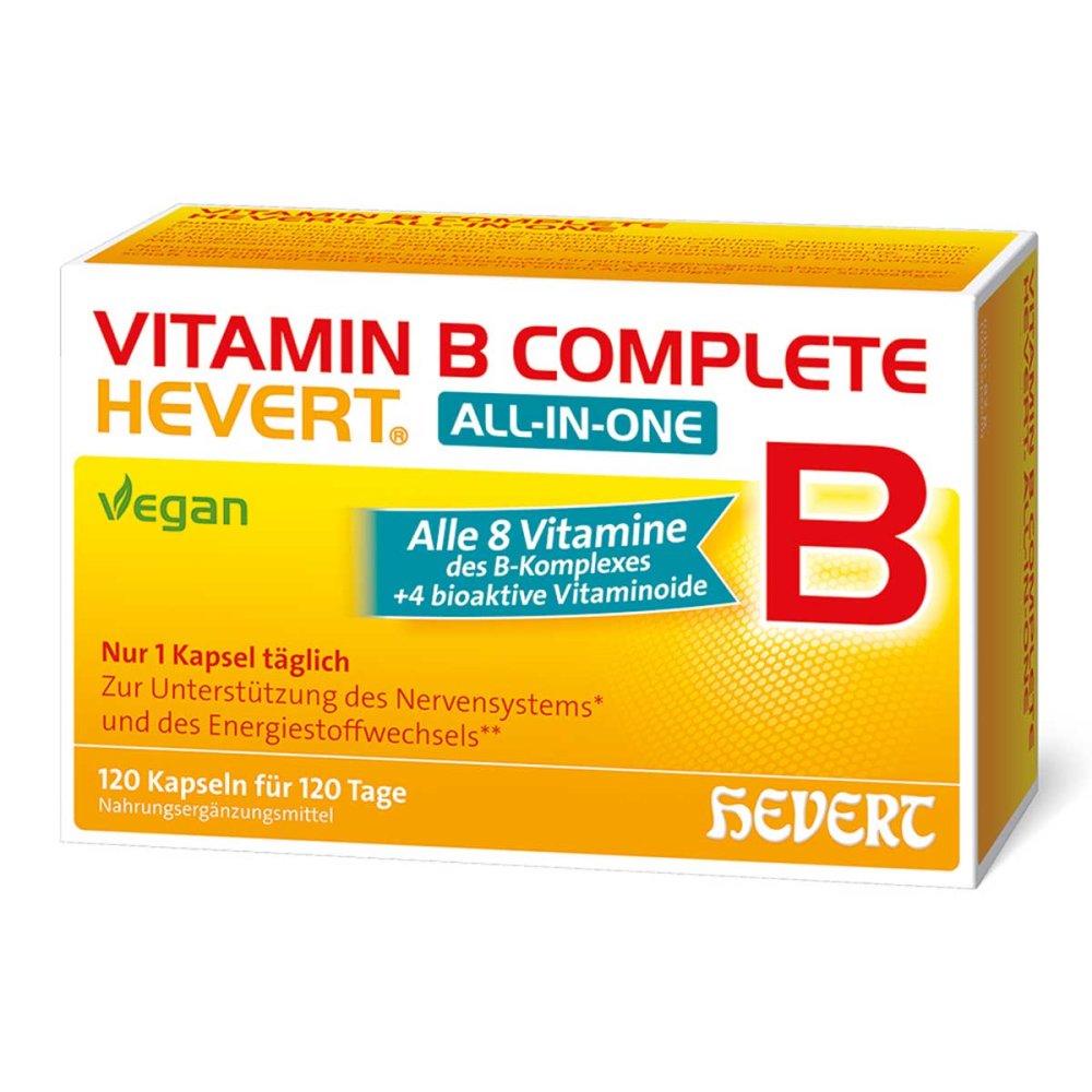 Hevert-Arzneimittel GmbH & Co. KG Vitamin B Complete Hevert All-in-one Kapseln 19214755