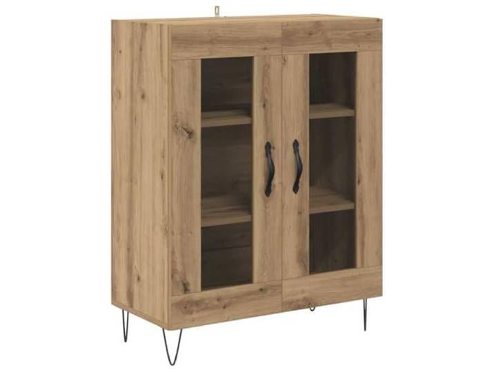 Sideboard Artisan-Eiche 69,5 x 34 x 90 cm Holzwerkstoff Modernes Design, rechteckige Form, kompakte Maße, freistehend, pflegeleichte Oberfläche