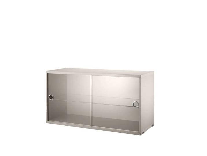 String Vitrine String Beige, 78x30 cm