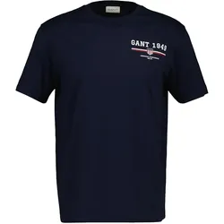 GANT Graphic SS T-Shirt für Herren - XL Evening Blue (433)