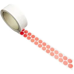 Gewebeklebepunkte, rot 15 mm | 1.000 STK, PE, Papier