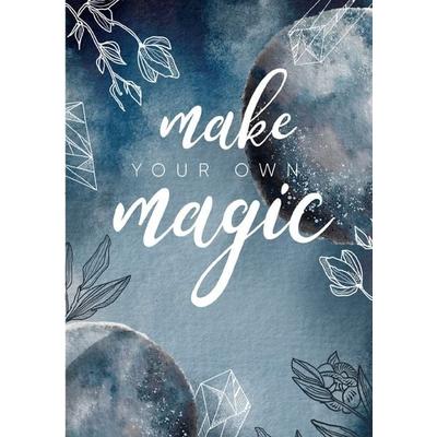 Moon Collection / Notizbuch, Bullet Journal, Journal, Planer, Tagebuch 'Make your own Magic'; Taschenbuch von Christin Scharte, Epubli,